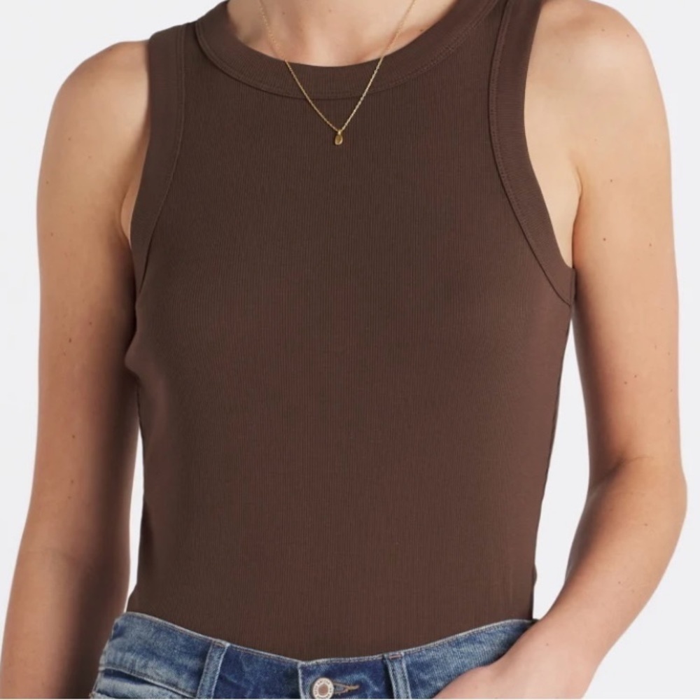 Madewell brown tank top